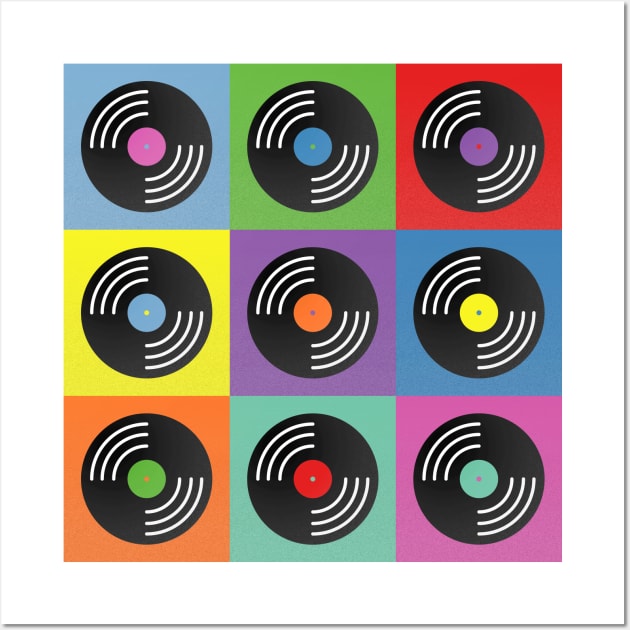 Vinyl music pop art Wall Art by RARA_AVIS